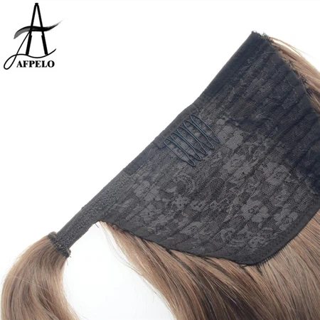 Velcro Ponytail Human Hair