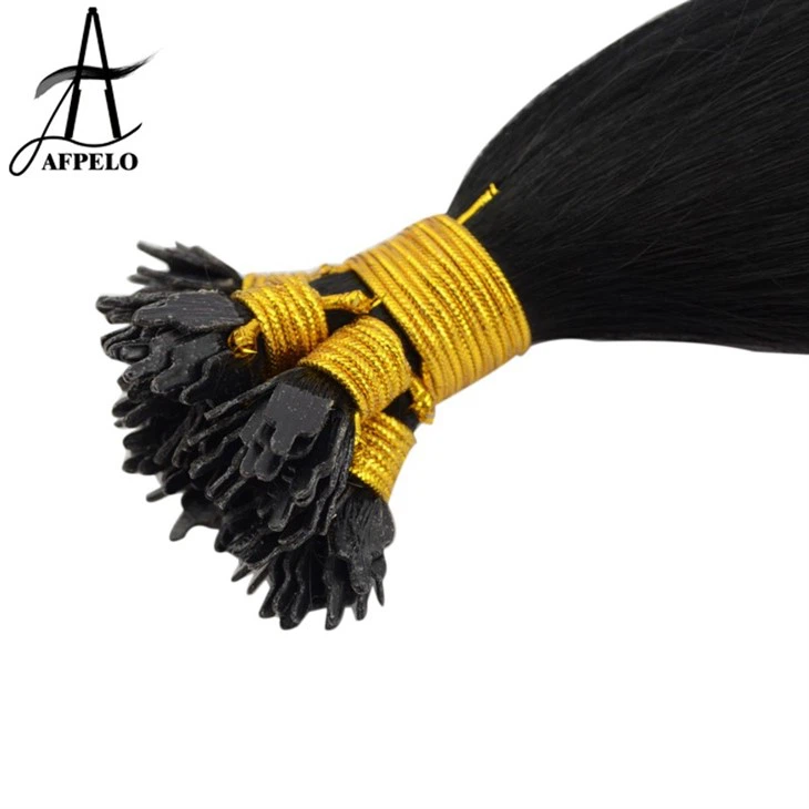 Sambungan Rambut Remy Fan Tip